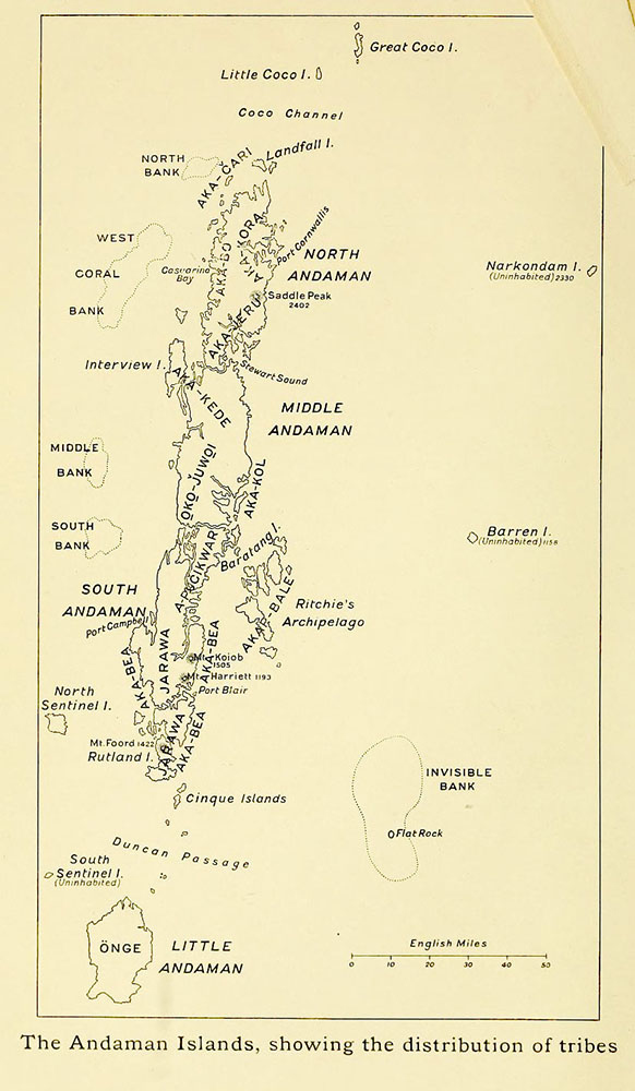 Map of Andaman Islands for How We Got Fire